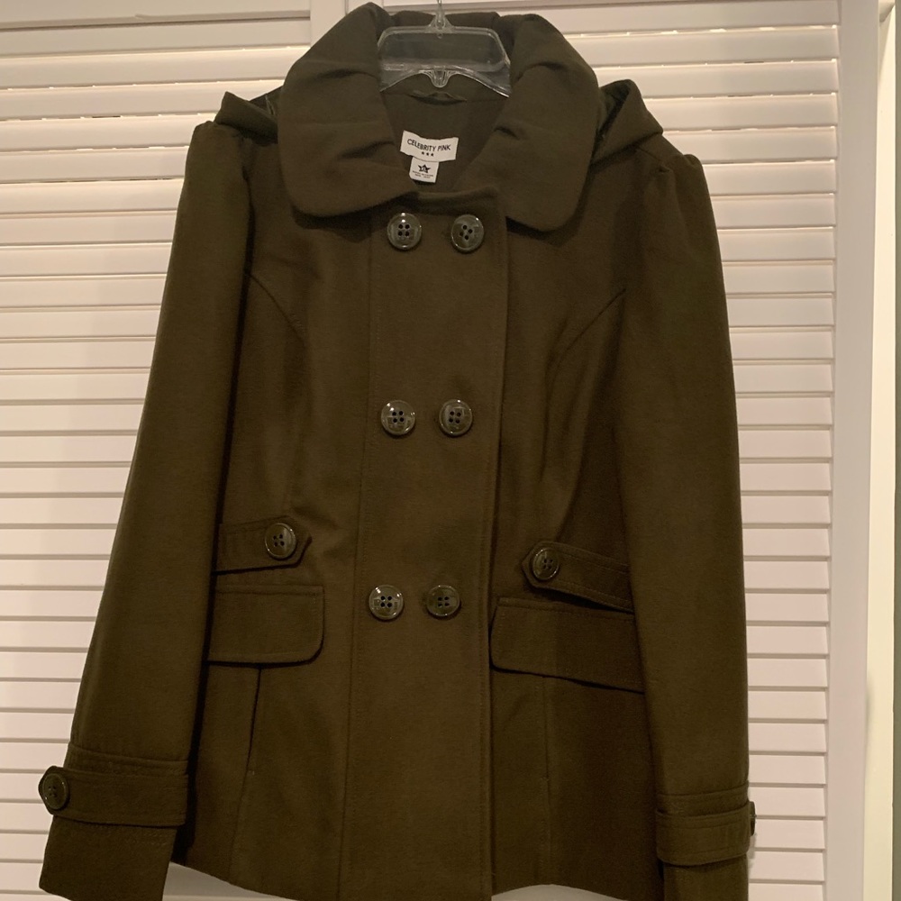 Olive green coat